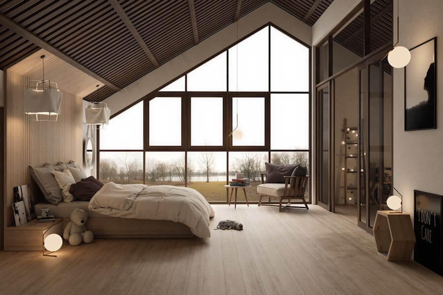 Bedroom ideas | photo of a Japandi bedroom design | Own Home Style